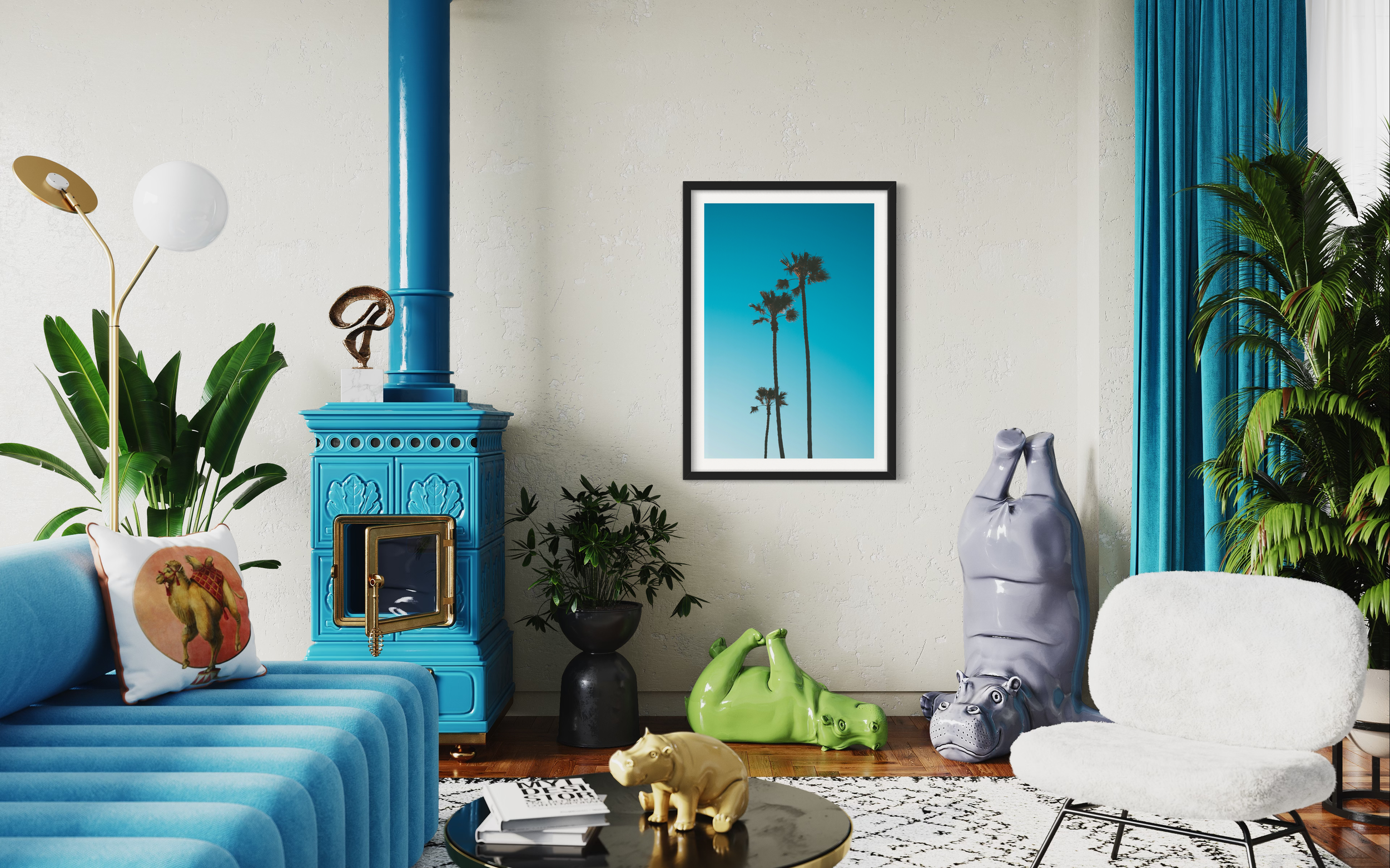 Palm Trees — Prints by The Wolf